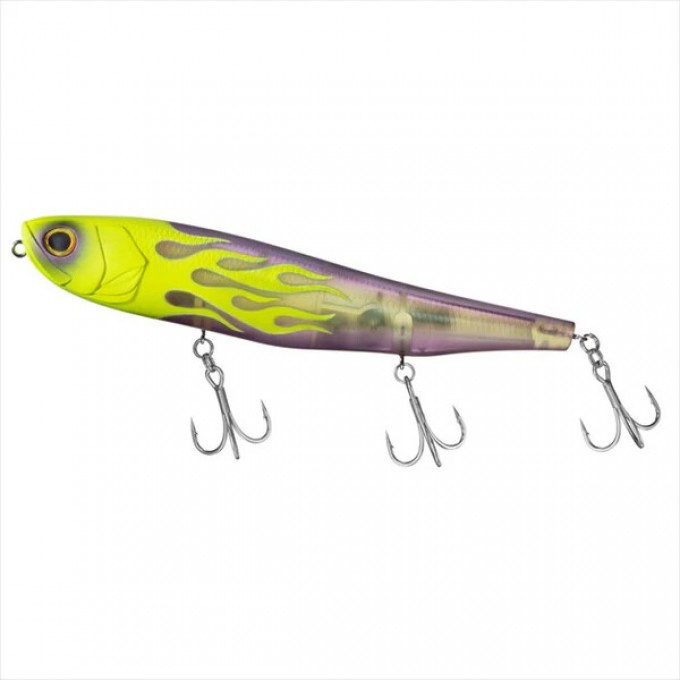 Воблер DIAWA MORETHAN MONSTER SLIDER 160F CHART FIRE CLEAR PURPLE SAND 07403321